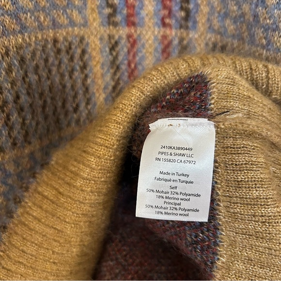 VERONICA BEARD Bristol jacquard-knit mohair-blend sweater in Russet Multi Size S - Picture 9 of 13